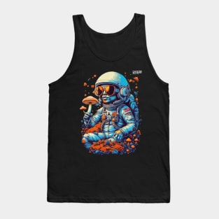 Psychedelic Dj Astronaut - Catsondrugs.com - astronaut, space, stars, galaxy, nasa, cool, planets, funny, universe, astros, astronomy, trippy, surreal, asteroidday, planet Tank Top